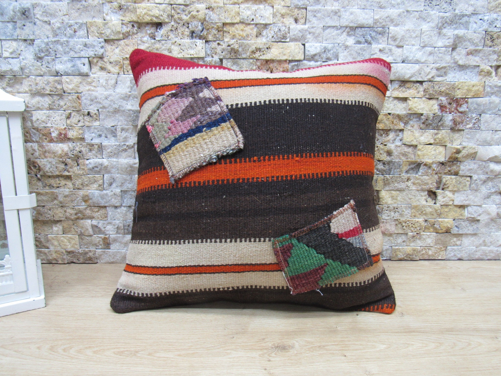 boho decor rug pillow 16x24 kilim pillow decorative pillow boho kisssen turkish pillow kilim cushion cover Cover Cushion