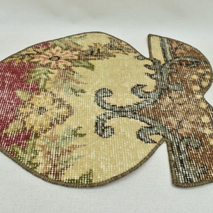 Dog lover gift, Cat lover gift, Pet gift, Pet placemat, Water bowl mat, Food bowl rug, Bone shaped mat, 12x20 inch pet mat, Code 289