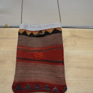 kilim bag, organic wool turkish bag, bohemian bag, handmade kilim bag, bohemian bag, 8x11&quot; bag, ethnic bags, unique bag, hand bag, code 41