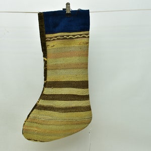 decorative kilim christmas ornament socks christmas stocking 11x18 christmas gift fireplace decorative art wall decor stocking code 1676