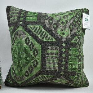 tribal kilim pillow / home decor pillow cover / 18x18 boho pillow / decorative pillow / anatolian kilim pillow / nomadic pillow / code 6380