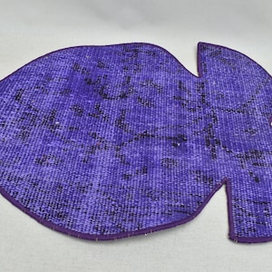 Bowl mat, Non slip mat food & water bowl mat, Non slip pet mat, Cat mat, Handmade mat, Custom pet mat, 12x20 inch pet mat, Code 294