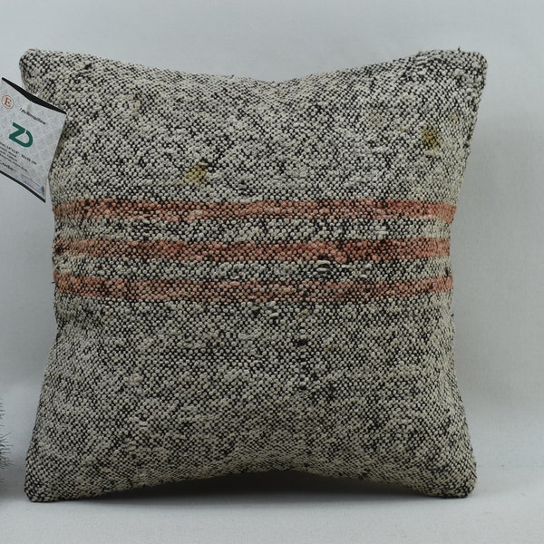 natural pillow cover / home decor bedding pillow / sofa pillow / decorative throw pillow / bohemian pillow / 14x14 pillow cover / code 2788