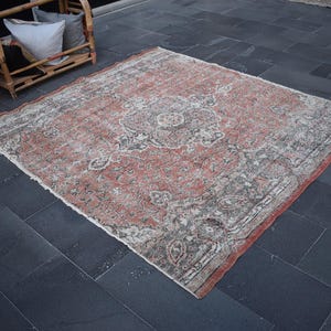 Keltischer Teppich, Vintage Teppich, Kelimteppich 200 x 150 cm, Boho Teppich, Handgewebter Teppich, Wollteppich, ZDA0793