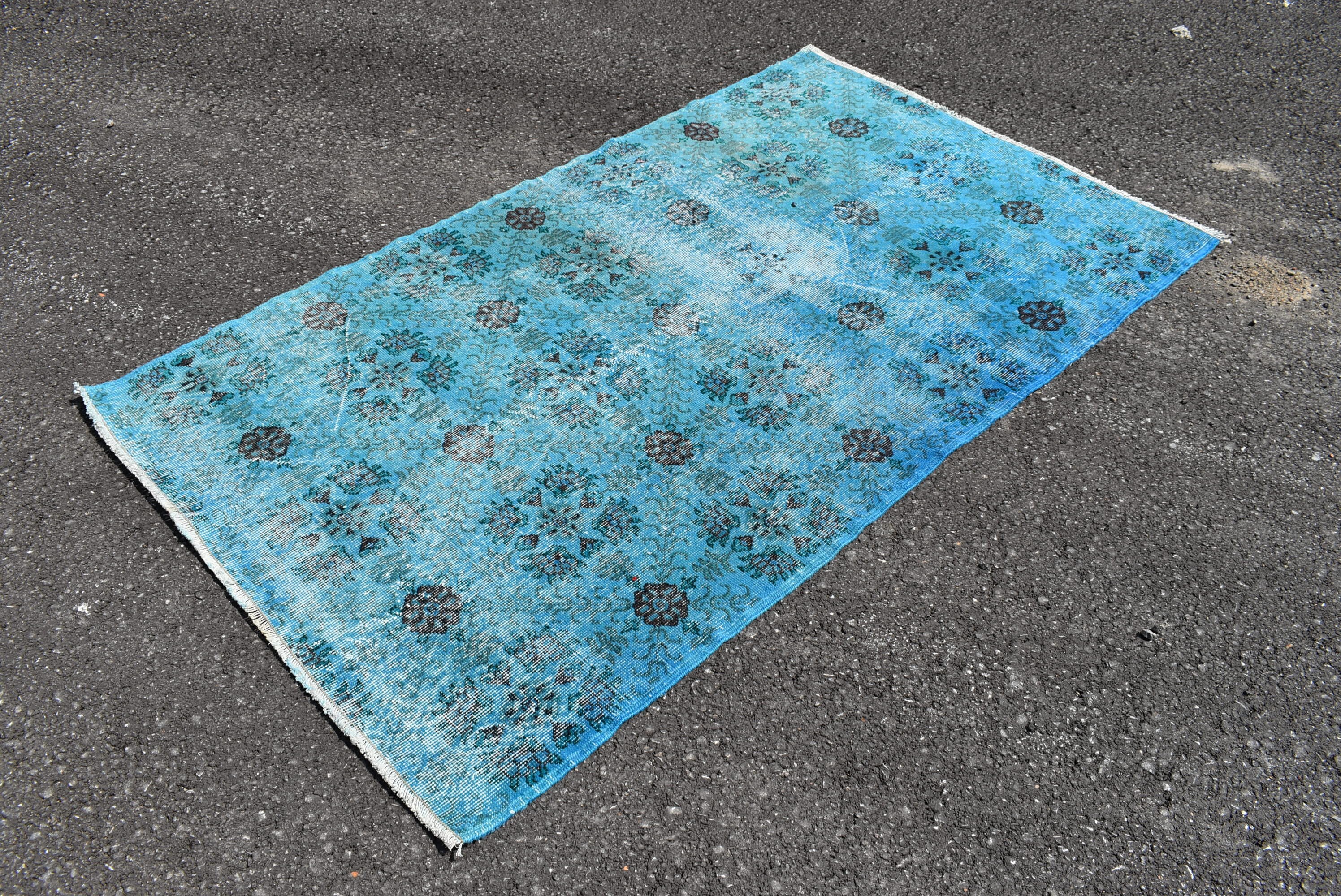 Blue turkish rug turkish rug area rug Free Shipping 3.9 x Etsy