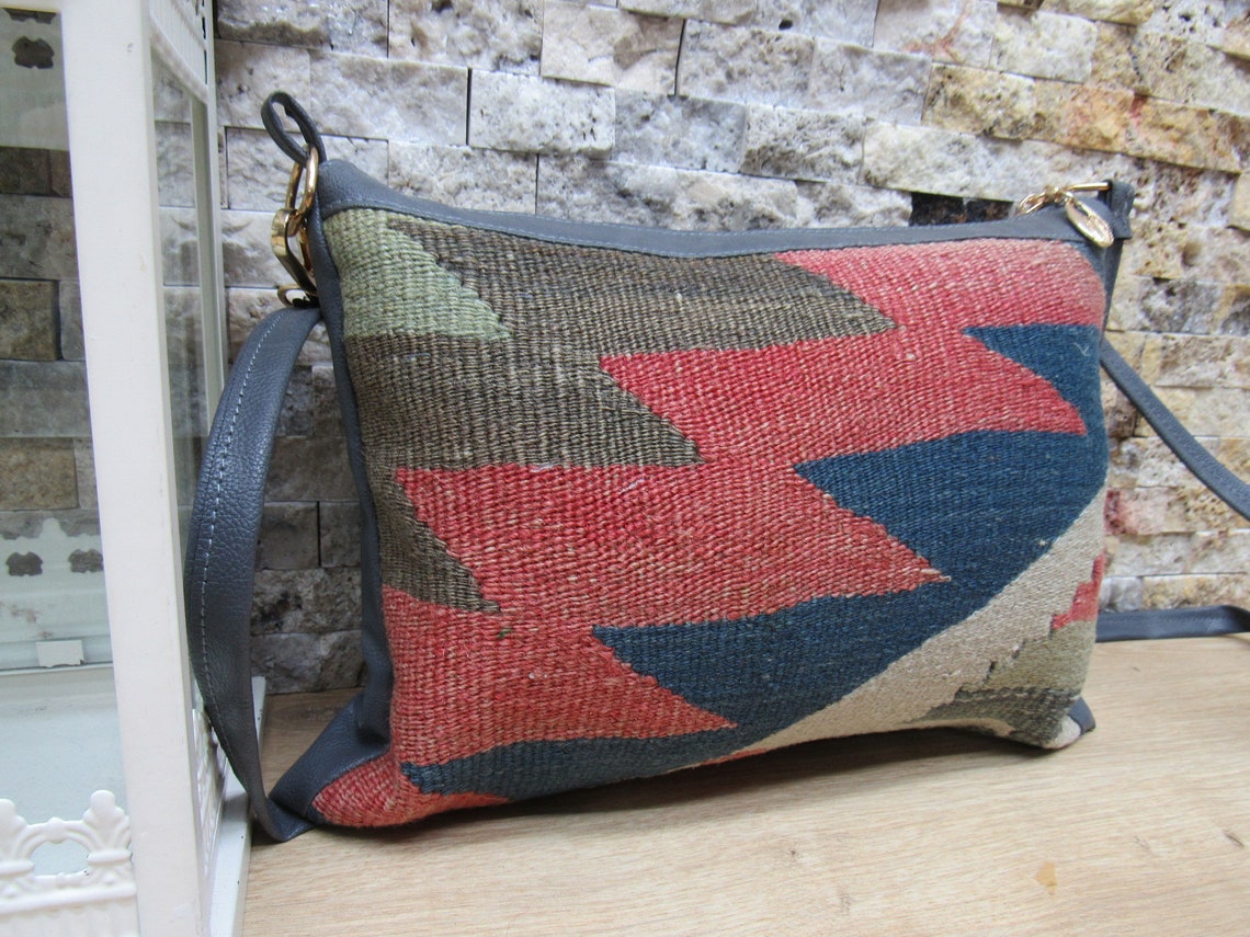 Turkey bag organic wool turkish bag boho handmade bag Etsy