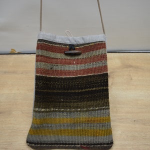 kilim bag, organic wool turkish bag, bohemian bag, handmade kilim bag, bohemian bag, 8x11&quot; bag, ethnic bags, unique bag, hand bag, code 42