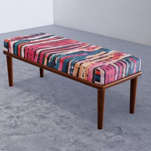Christmas decor bench, Bedroom bench, Aztec bench, Home decor bench, Turkish bench, Oriental bench, Ottoman bench, Bedroom ottoman bench,