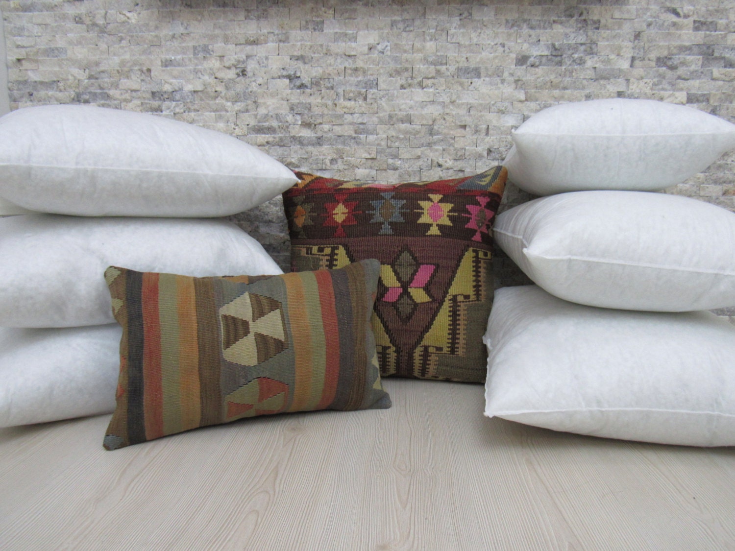 pillow kilim pillow filling insert 12x12 pillow insert filling Etsy