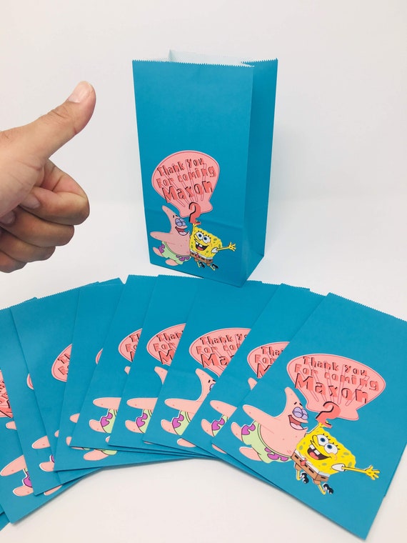 Spongebob Squarepants Banner Birthday Party Decorations Etsy