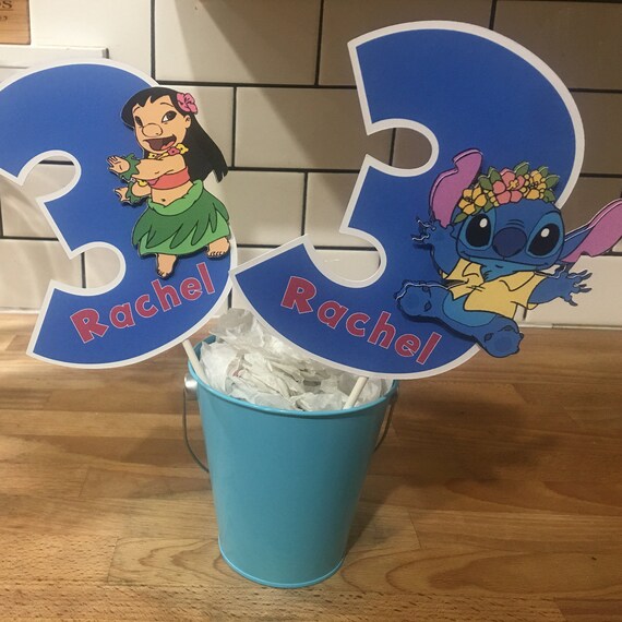 Lilo And Stitch Banner Birthday Party Decorations Etsy
