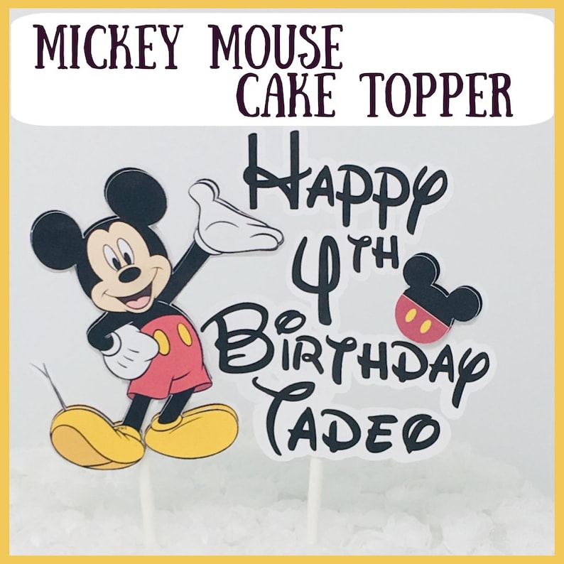 Mickey Mouse Clubhouse Cake Topper