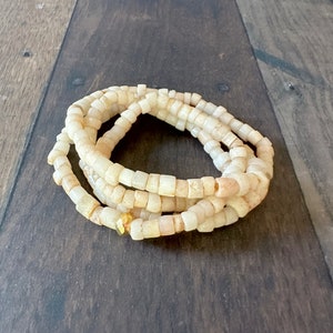 Ancient Bead Bracelet, Wrap Bracelet, Earthy Jewelry, Ethnic Bead Necklace, African Beaded Jewelry, Vintage Bead Bracelet, Stretch Bracelet