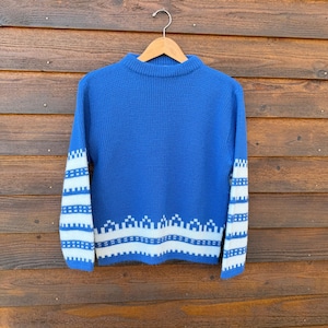 Vintage Winter Sweater, Orlon Acrylic Sweater, Women&#39;s Knit Tops, Made in the USA, Vintage Gifts for Her, Vintage Ski Sweater, 60s Clothes