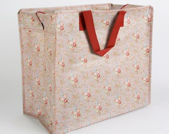 Large Floral Storage Bag. Dimensions - 40 x 44.5 x 24 cm.
