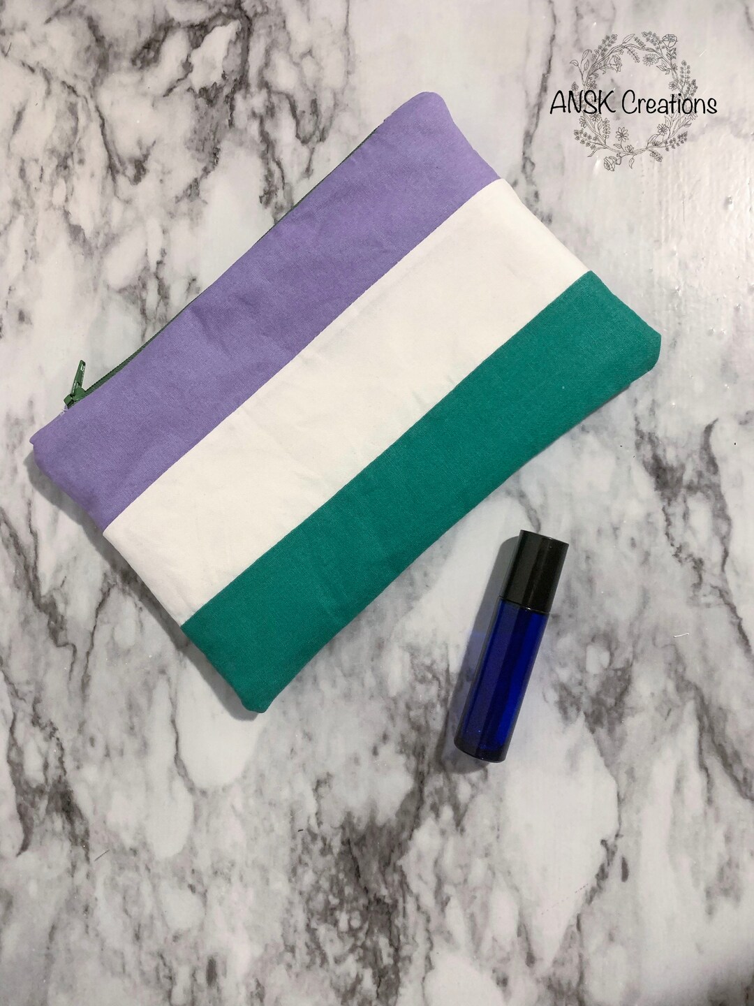 Genderqueer Pride Flag Bag, Lgbtq Flag Zipper Bag, Genderqueer Pride