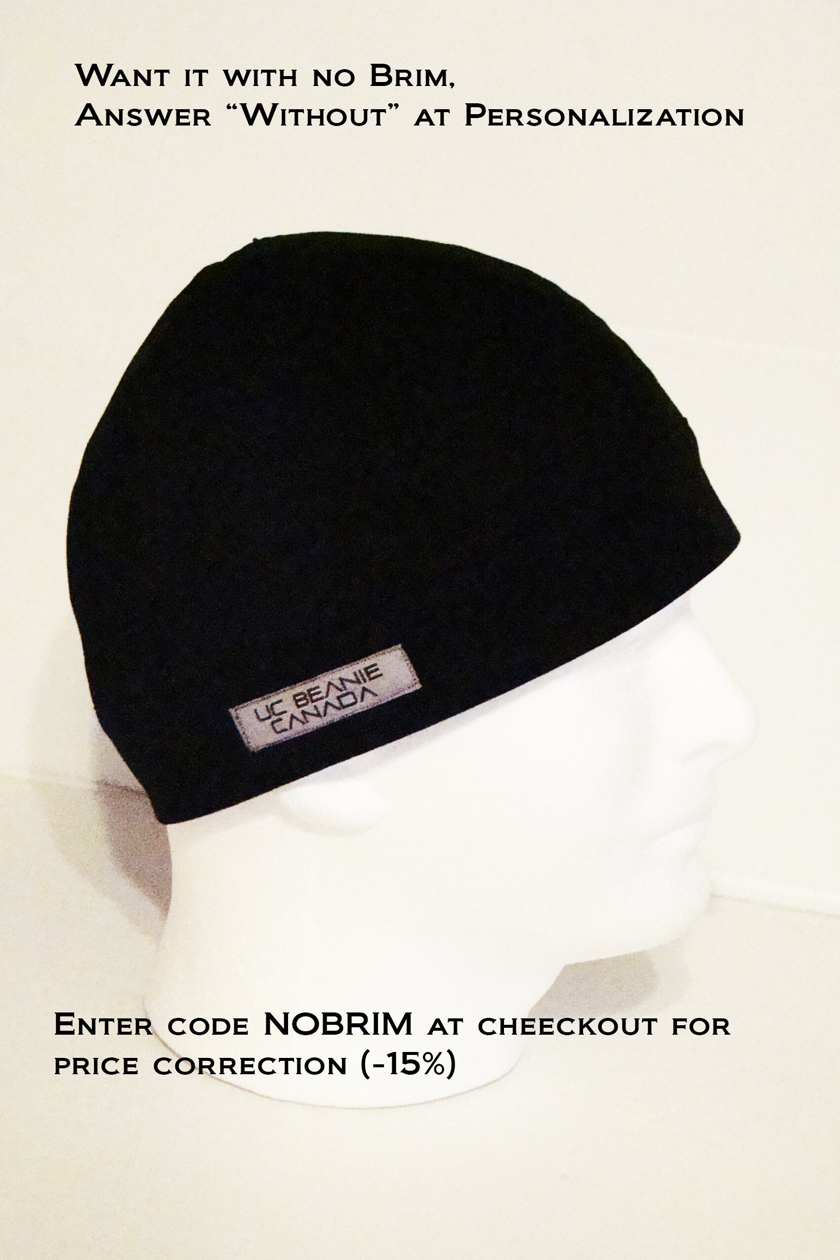 Orange Skulls welders cap hard hat liner reversible beanie skull cap