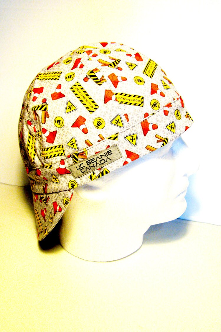 Under Construction welders cap hard hat liner beanie skull cap