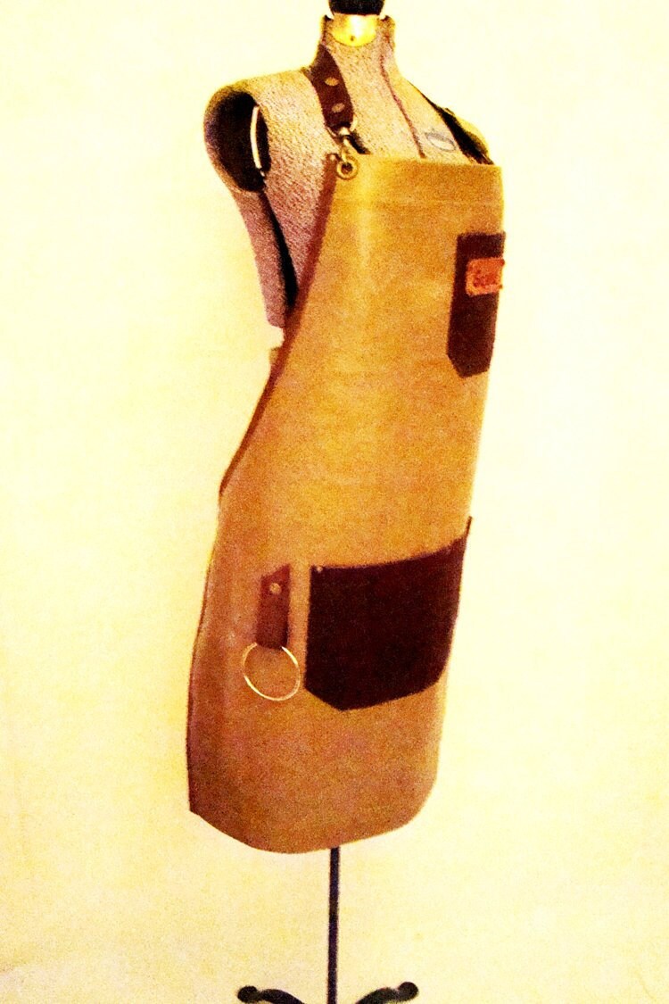 Large size Leather Apron Personalized Made in Canada 