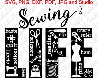 Download Quilting Life Svg Etsy