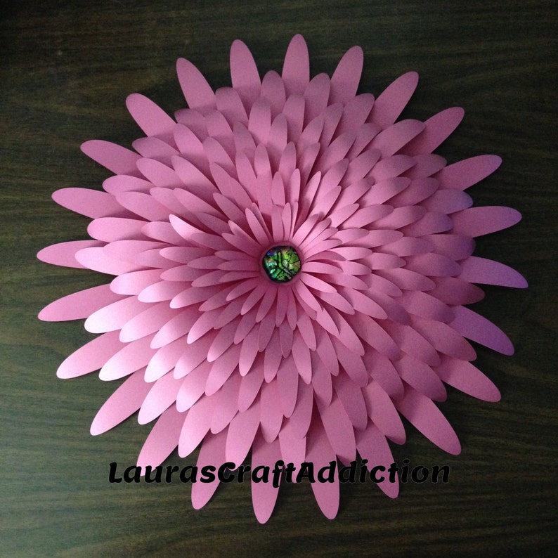 Giant Flower Paper flowers backdrop Giant Paper Flowers template svg Cut files Paper Flowers svg for Cricut Paper Flowers Wall decor