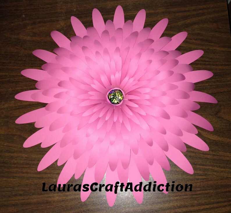 Giant Flower Paper flowers backdrop Giant Paper Flowers template svg Cut files Paper Flowers svg for Cricut Paper Flowers Wall decor