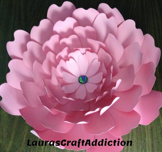 Download Commercial License Giant Paper Flowers Template Svg Cut Etsy PSD Mockup Templates