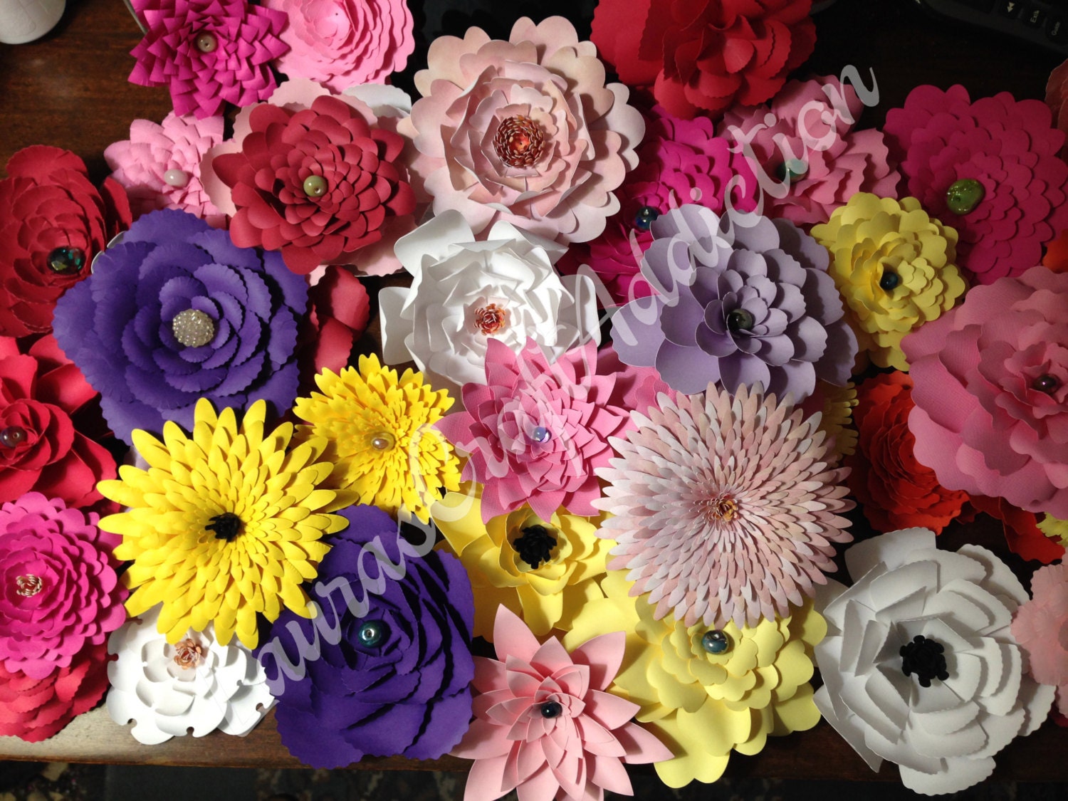 Download 23 Layered Paper Flowers template svg Paper flowers cut | Etsy