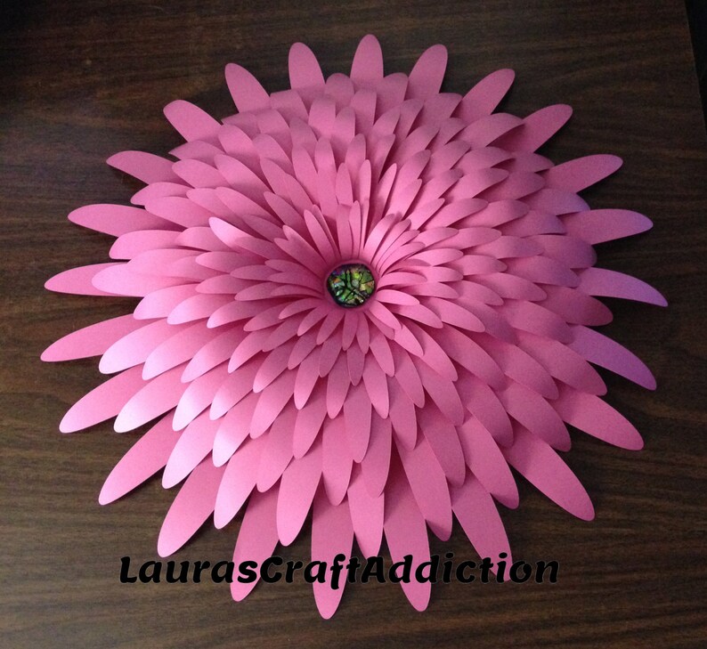 Giant Flower Paper flowers backdrop Giant Paper Flowers template svg Cut files Paper Flowers svg for Cricut Paper Flowers Wall decor