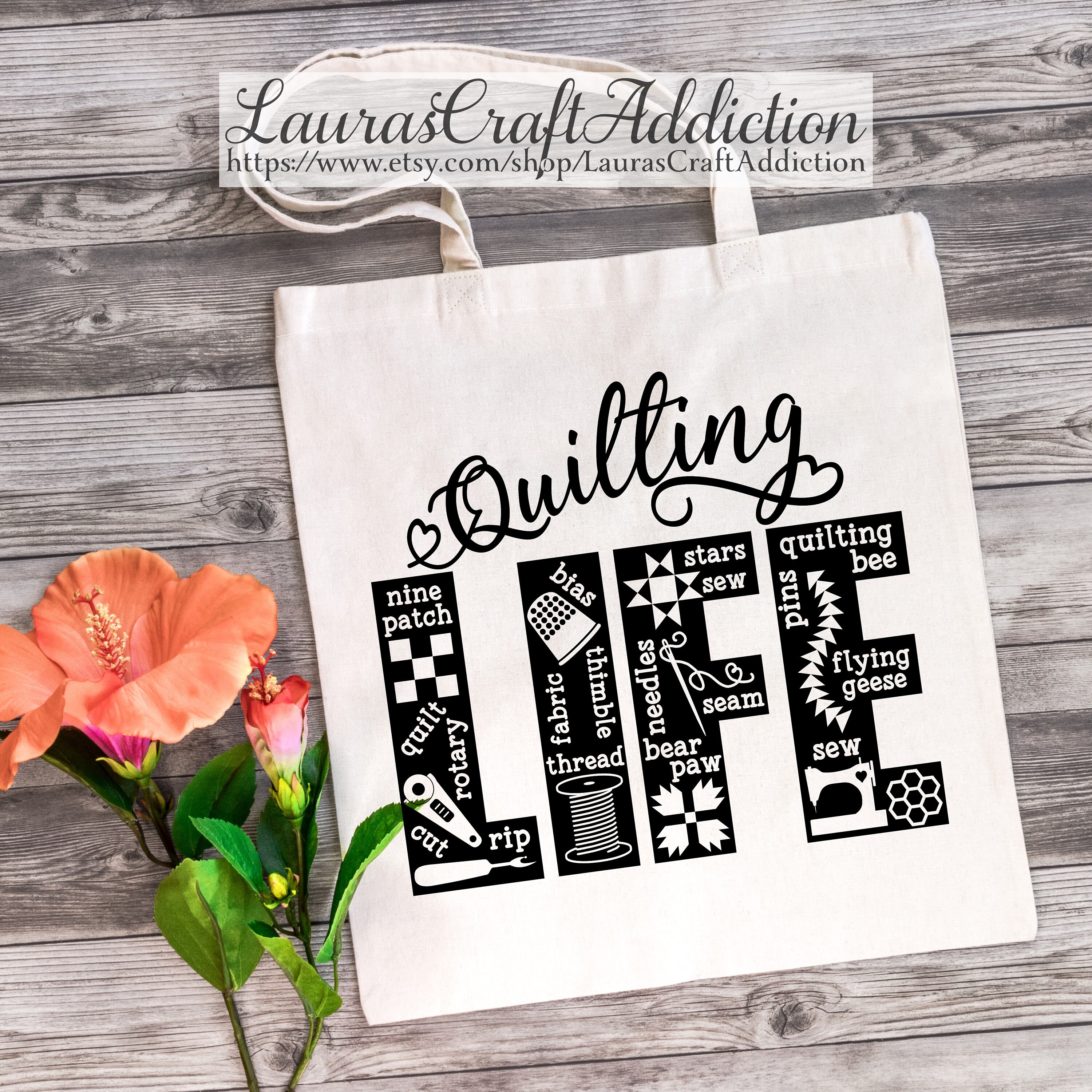 Quilting Life svg dxf pdf png cut files Cricut Etsy