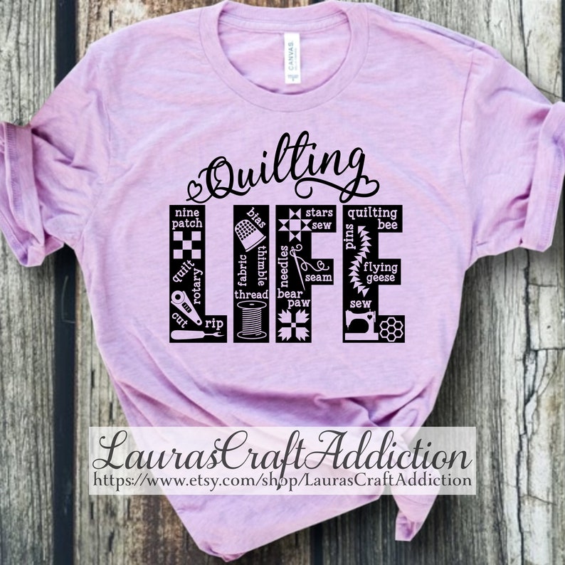 Quilting Life Svg Dxf Pdf Png Cut Files Cricut Etsy Canada