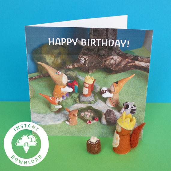 Printable Birthday Card Digital Download - Etsy