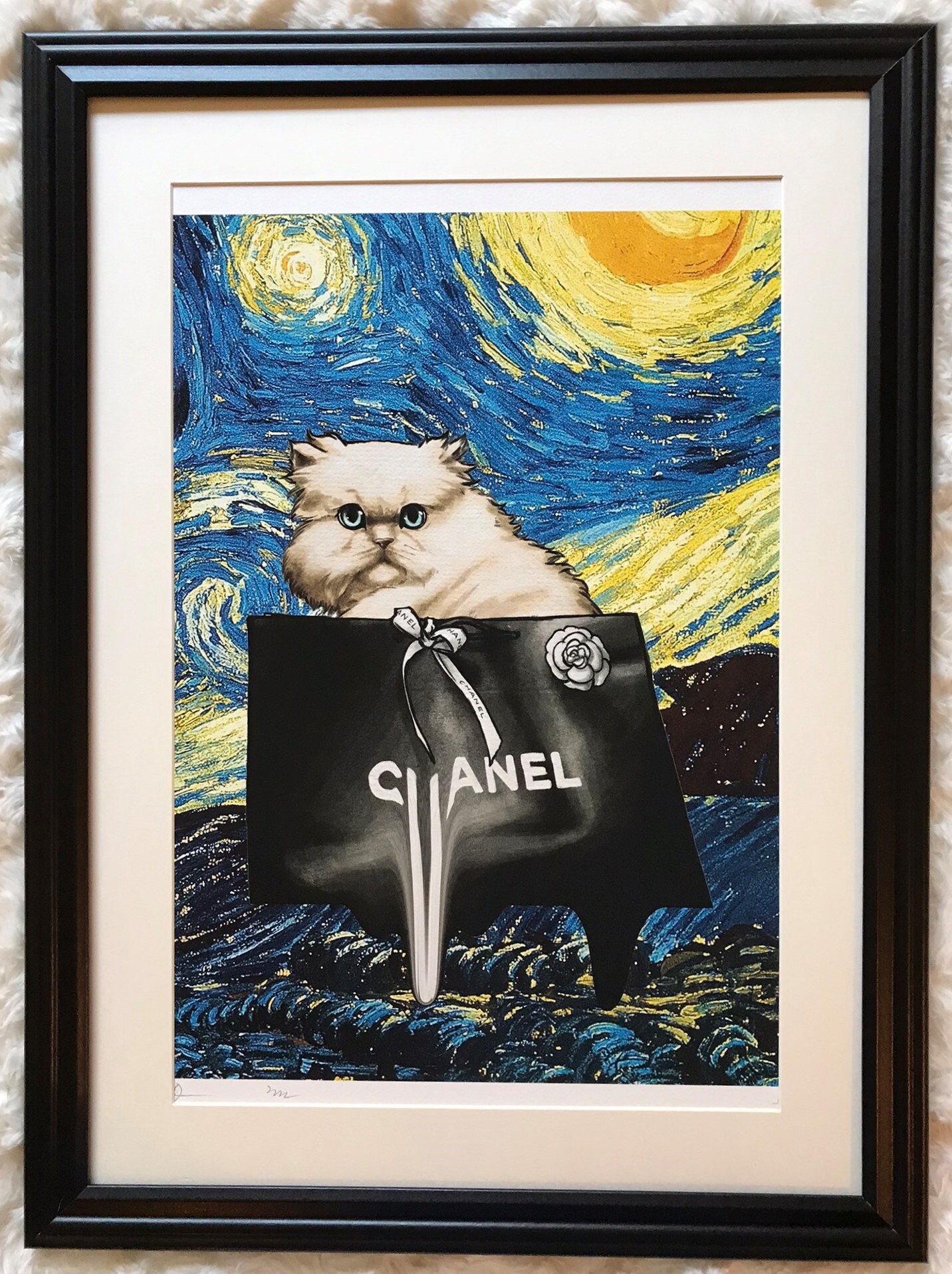 Chanel Cat Art 