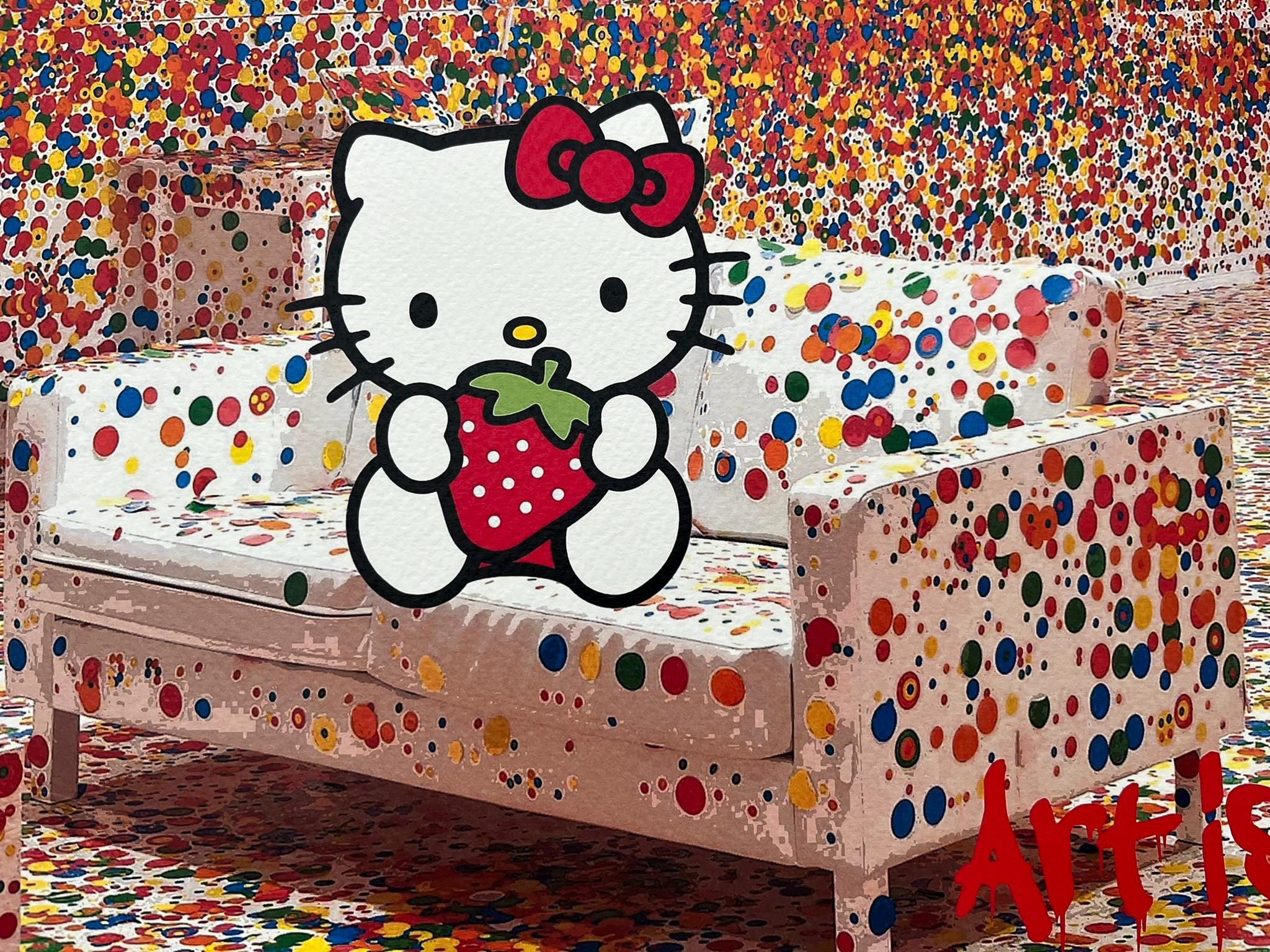 DEATH NYC Hello Kitty Yayoi Kusama, Signed and Numbered Limited