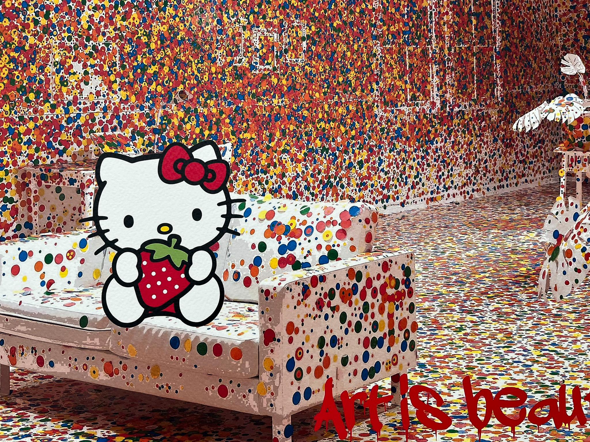 DEATH NYC Hello Kitty Yayoi Kusama, Signed and Numbered Limited