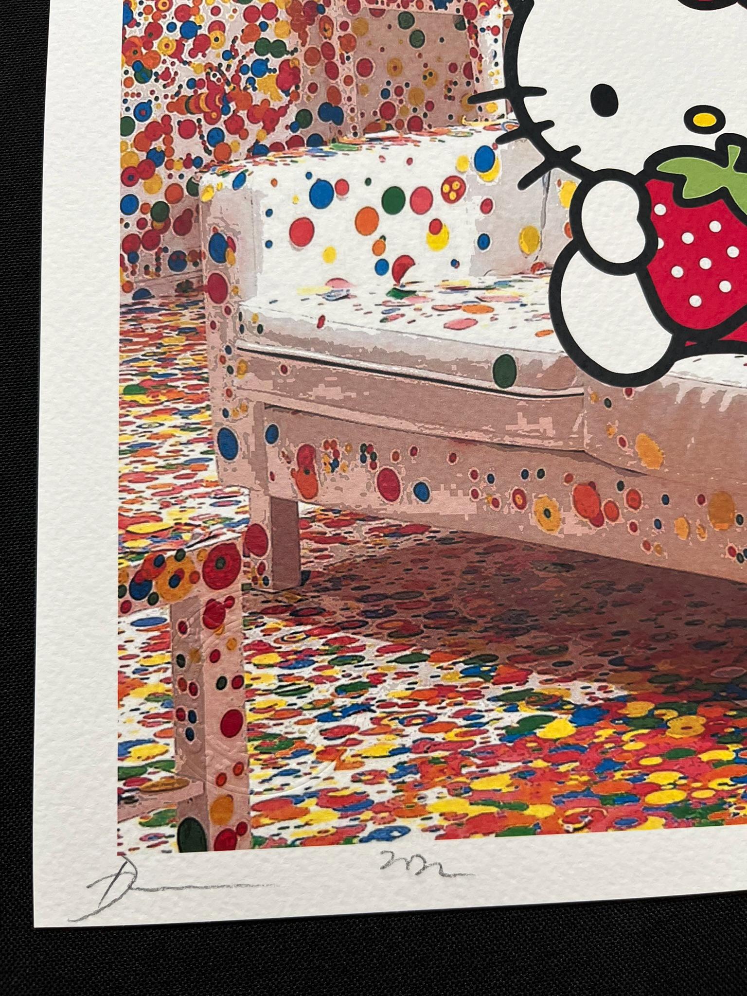 DEATH NYC Hello Kitty Yayoi Kusama, Signed and Numbered Limited