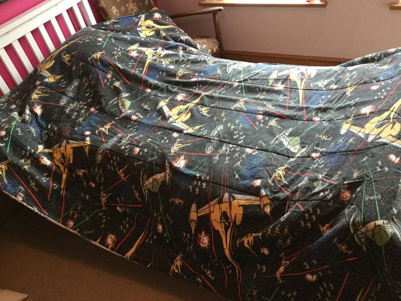Star Wars Double Duvet Type Bed Spread Approx 200cm X 230cm Etsy
