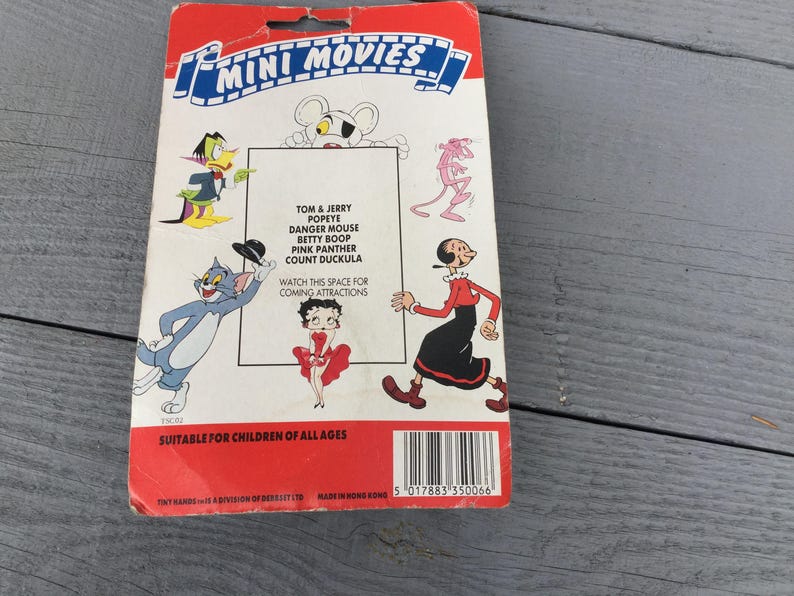 Vintage Tiny hands mini movies Popeye