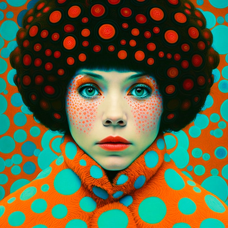 Pop Art Downloadable Wall Art Print Trendy Retro Decor Etsy