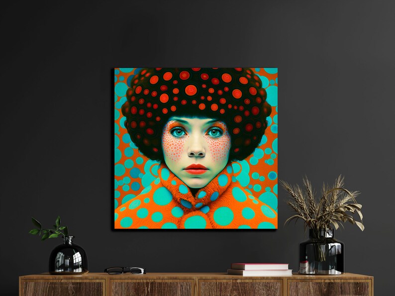 Pop Art Downloadable Wall Art Print Trendy Retro Decor Etsy