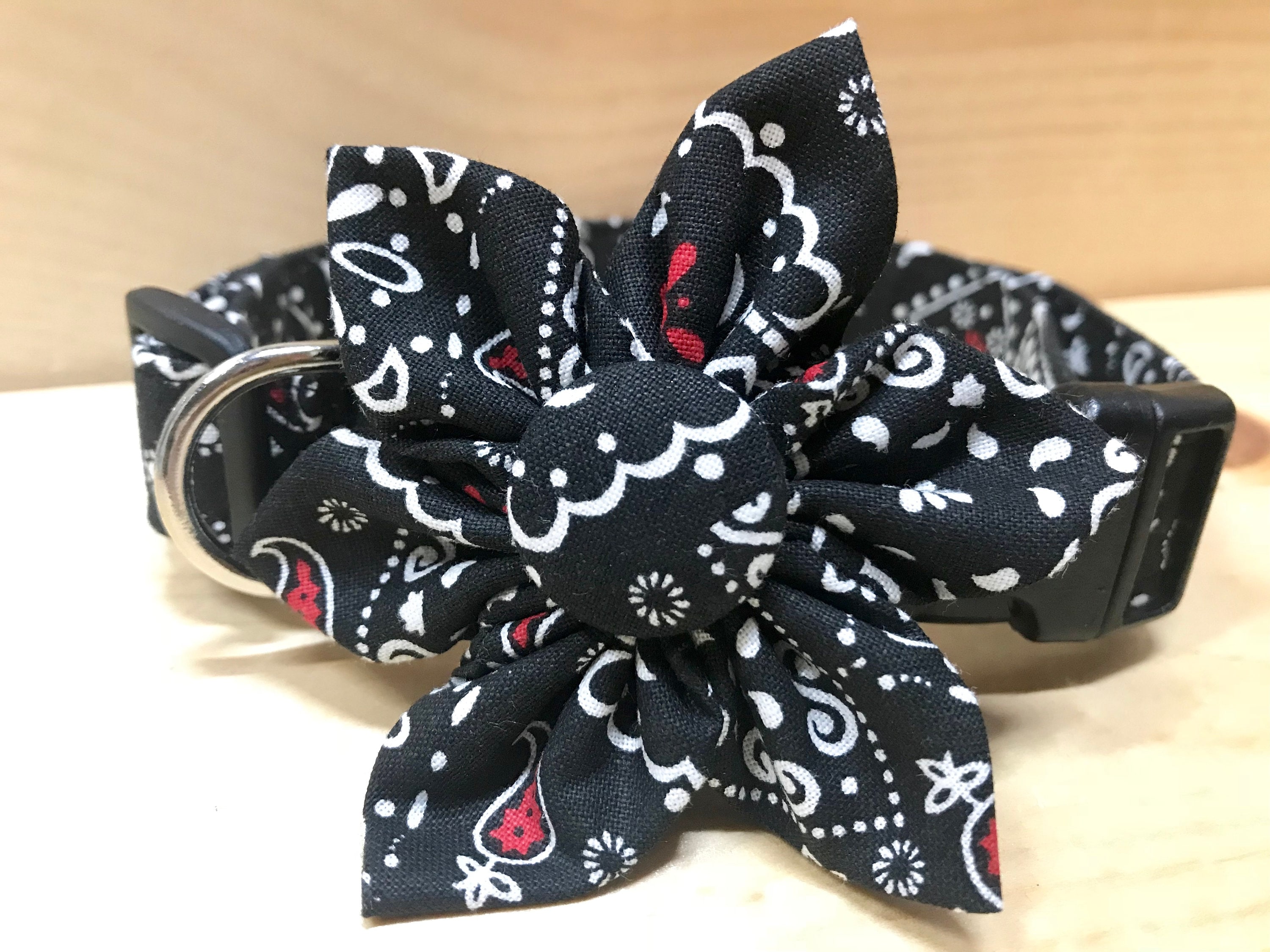 Black Cat Collar Fall Cat Collar bandana Kitten Collar Etsy