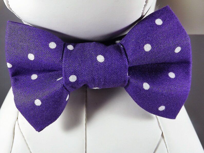 Purple Cat Collar Breakaway Cat Collar Polka Dot Cat Collar Etsy