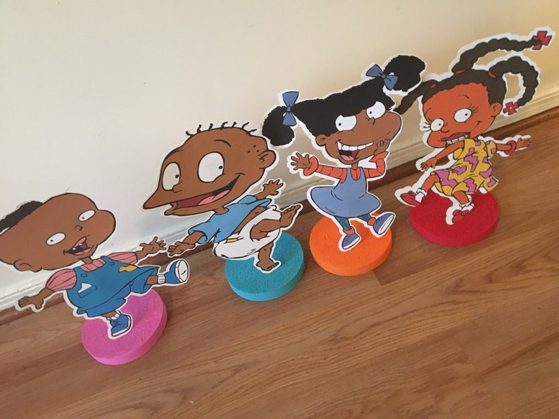 African American Rugrats Centerpiece Party Decoration Please Etsy