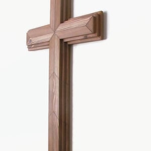 Large Wall Cross, 36, Rustic Wood Cross, Christian Decor, Church, Sanctuary Cross, Wooden Cross, Wood Wall Cross, Christian Cross image 3