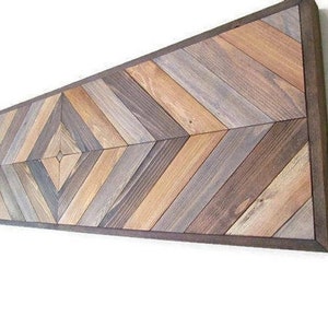 Chevron Wood Table Top, Console Table Top, Geometric Wood, Bar, Chevron Sofa Table, Rustic Wood Table, Entry Table, Southwest Decor