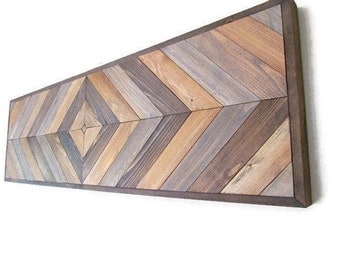 Chevron Wood Table Top, Console Table Top, Geometric Wood, Bar, Chevron Sofa Table, Rustic Wood Table, Entry Table, Southwest Decor