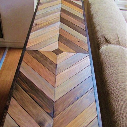 Wood Table With Hairpin Legs Sofa Table Foyer Table Desk Etsy