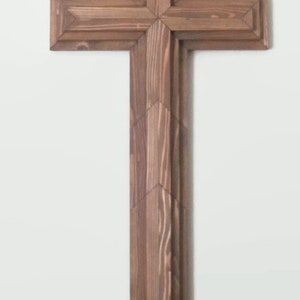 Large Wall Cross, 36, Rustic Wood Cross, Christian Decor, Church, Sanctuary Cross, Wooden Cross, Wood Wall Cross, Christian Cross image 6