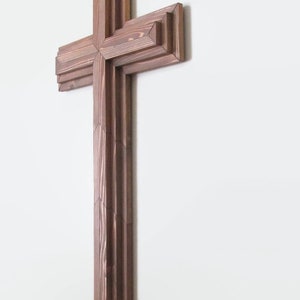 Large Wall Cross, 36, Rustic Wood Cross, Christian Decor, Church, Sanctuary Cross, Wooden Cross, Wood Wall Cross, Christian Cross image 8