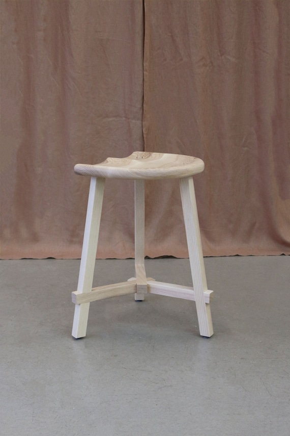 Sgabello per il trucco in legno con sedile largo, sgabello per toletta da  toletta Altezza 45 cm 17,7 pollici -  Italia
